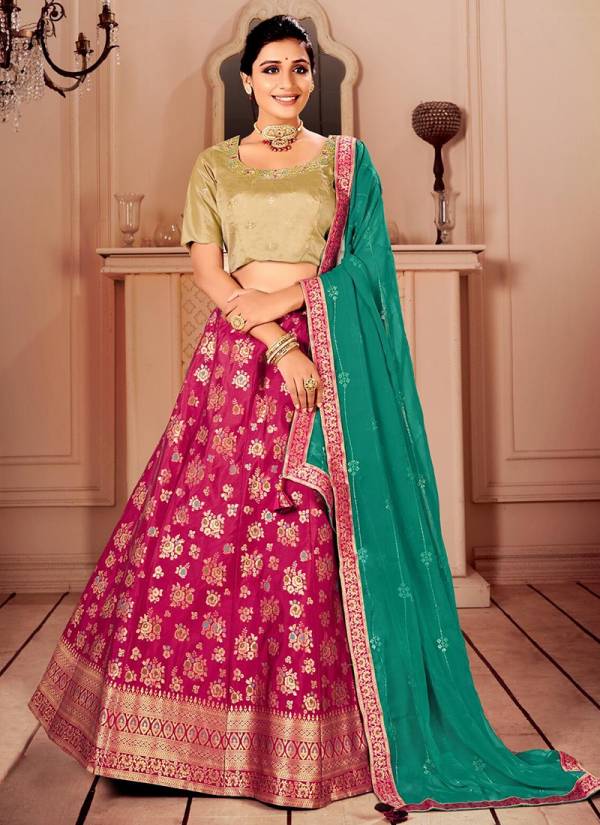 ANANDAM MASAKALI Latest Exclusive Wedding Wear Silk Printed Designer Lehenga Choli Collection